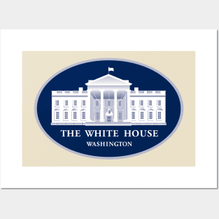 The White House Logo for Press Briefings Posters and Art